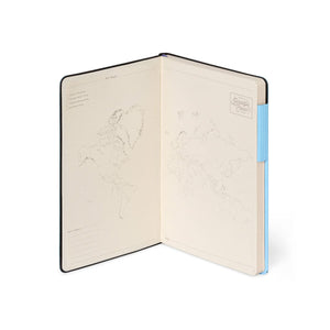 Legami - Defter ile Blank Pages ve Monochrome Yumuşak Kılıf - Aura - My Defter
