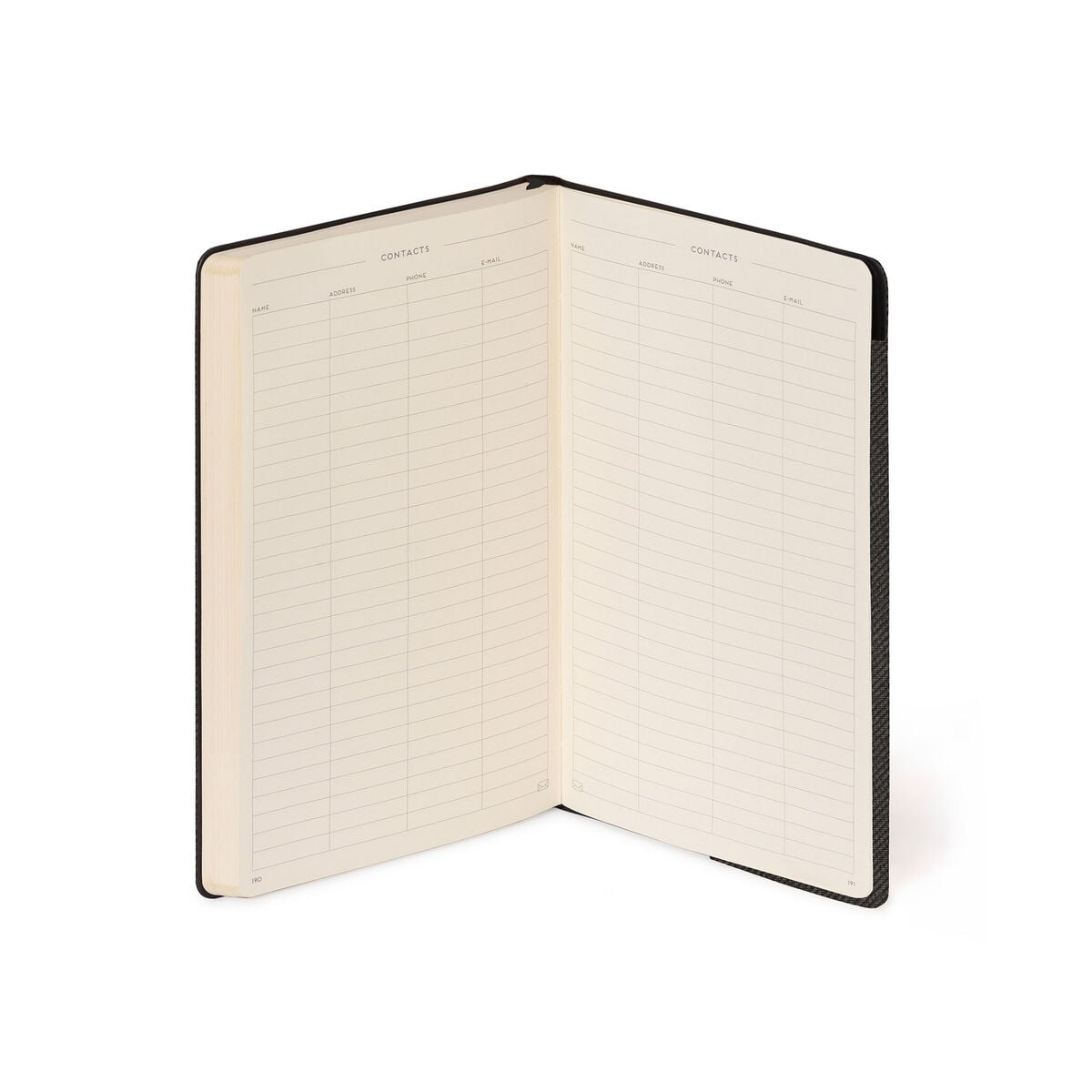 Legami - Defter ile Blank Pages ve Monochrome Yumuşak Kılıf - Deep Graphite - My Defter