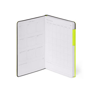 Legami - Noktalı Defter ve Tek Renkli Yumuşak Kapak - Koyu Sarı - Benim Defterim