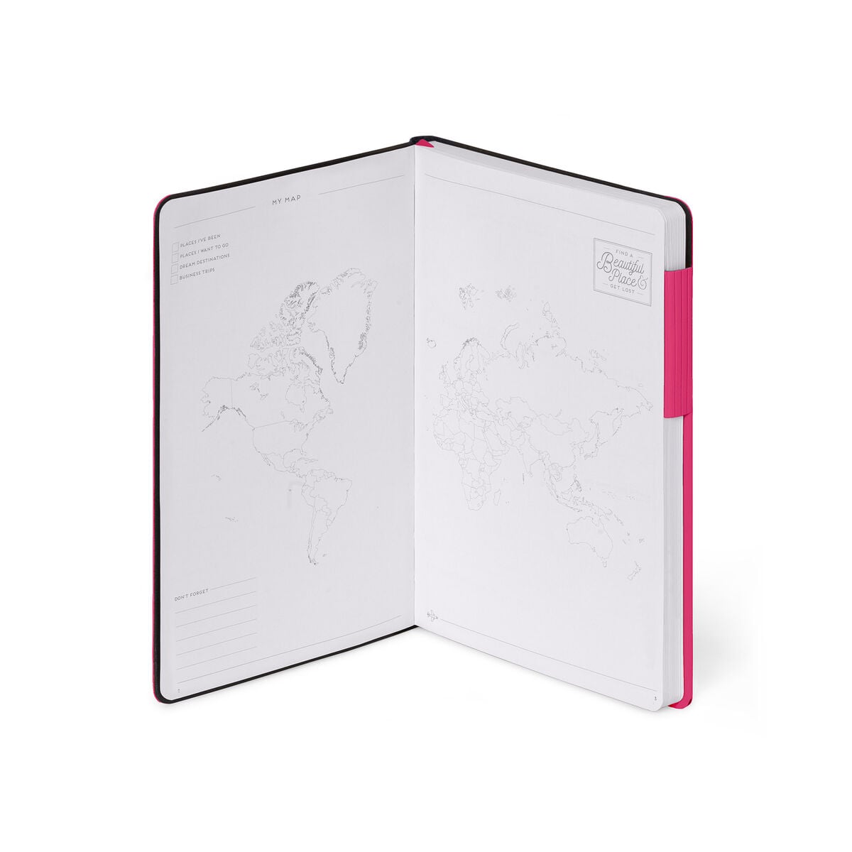 Legami - Dotted Defter ile Monochrome Yumuşak Kılıf - Raspberry - My Defter