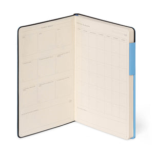 Legami - Lined Defter ile Monochrome Yumuşak Kılıf - Retro Blue - My Defter