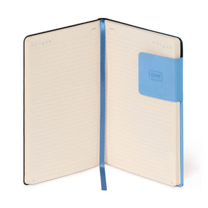 Legami - Lined Defter ile Monochrome Yumuşak Kılıf - Retro Blue - My Defter