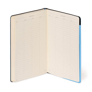 Legami - Lined Defter ile Monochrome Yumuşak Kılıf - Retro Blue - My Defter