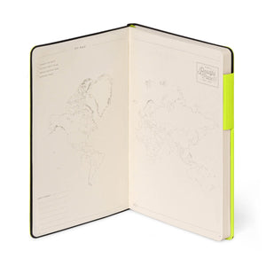 Legami - Defter ile Blank Pages ve Monochrome Yumuşak Kılıf - Chartreuse - My Defter