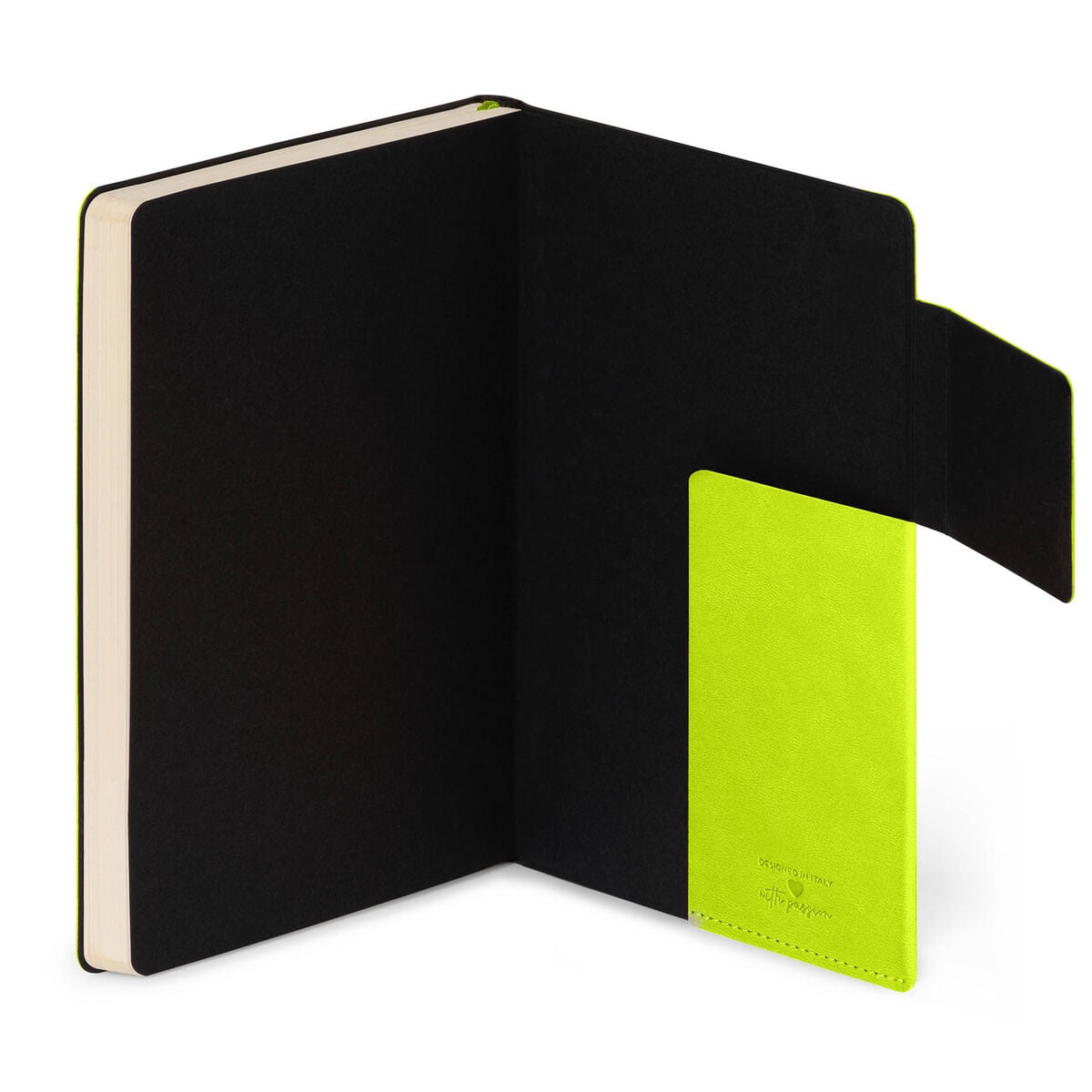 Legami - Defter ile Blank Pages ve Monochrome Yumuşak Kılıf - Chartreuse - My Defter