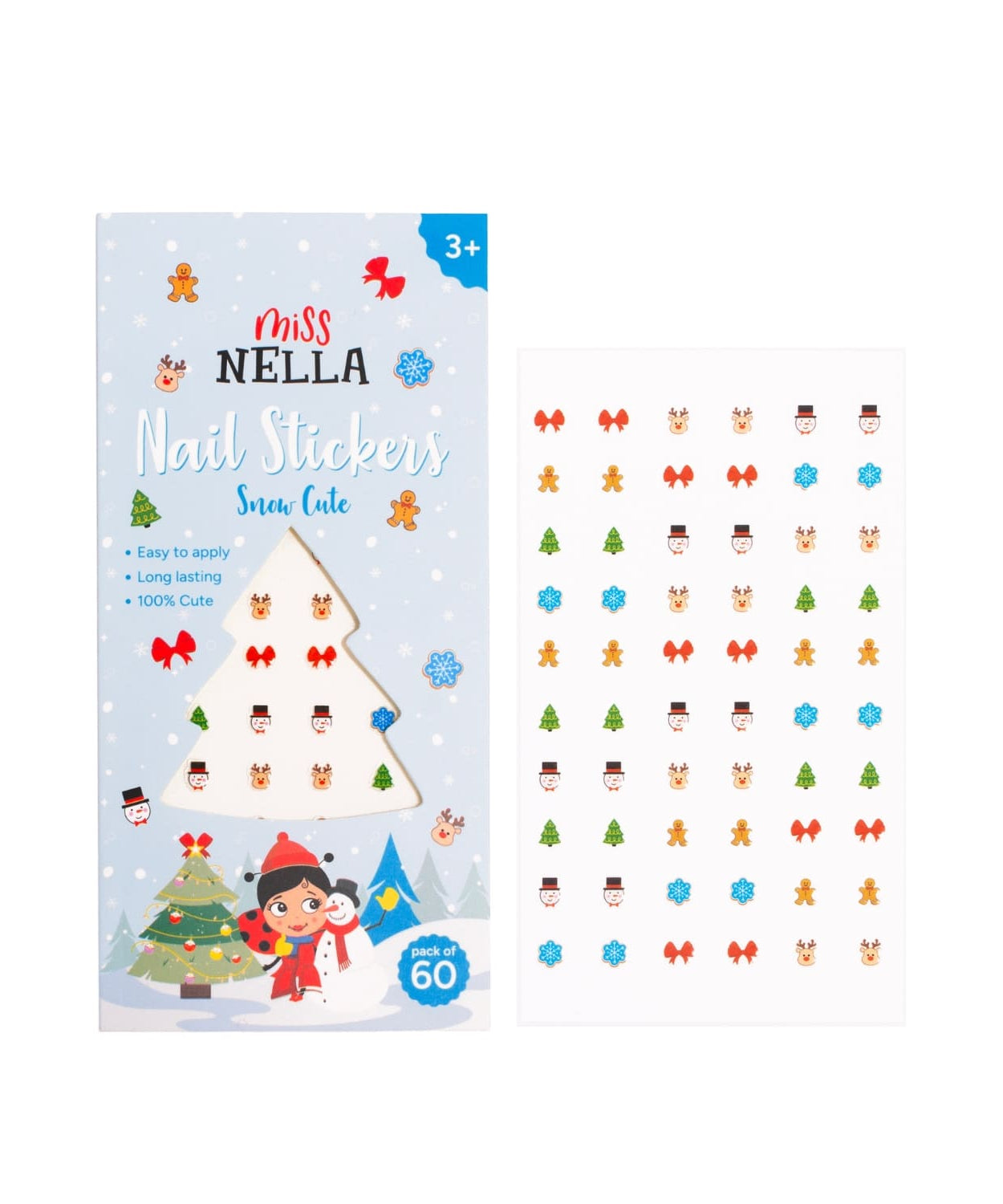 میس نلا - برچسب ناخن با تم زمستانی