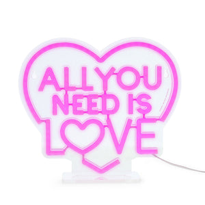 Legami - Neon Effect Led Lamp - All You Need is Aşk - It's a Sign