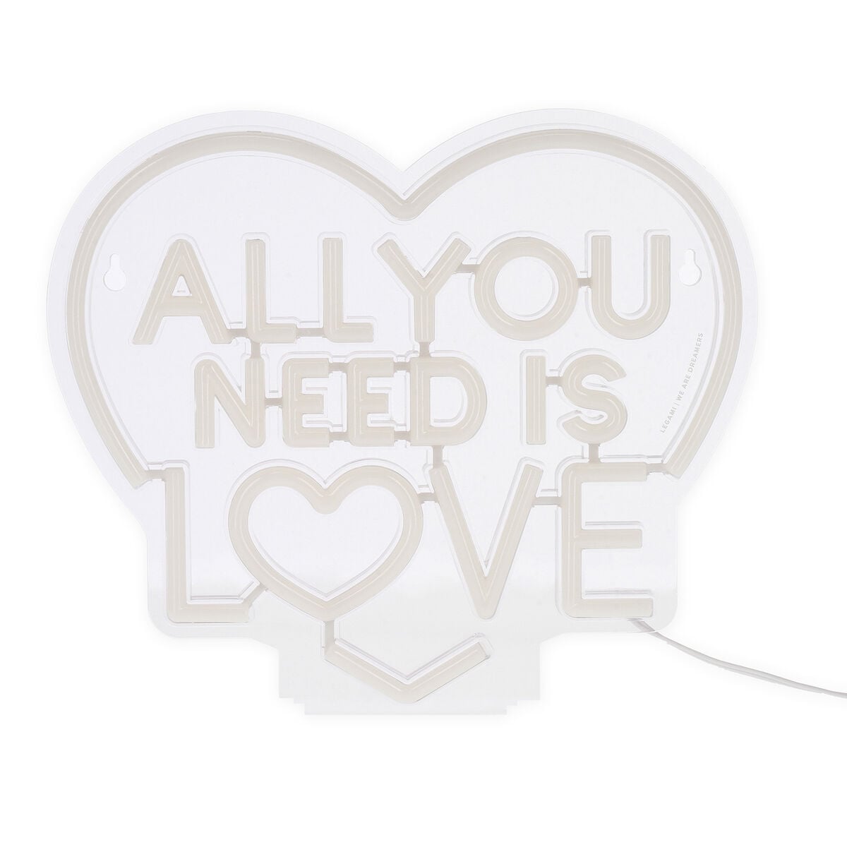 Legami - Neon Effect Led Lamp - All You Need is Aşk - It's a Sign