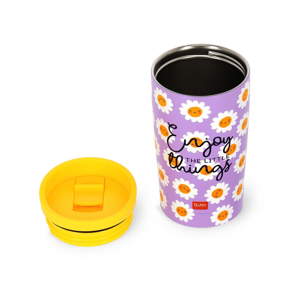 Legami - 275 ml Vakum Tumbler - Daisy - Sıcak ve Soğuk