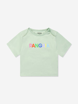PANGAIA Baby 365 Lightweight Graphic T-Shirt in Green