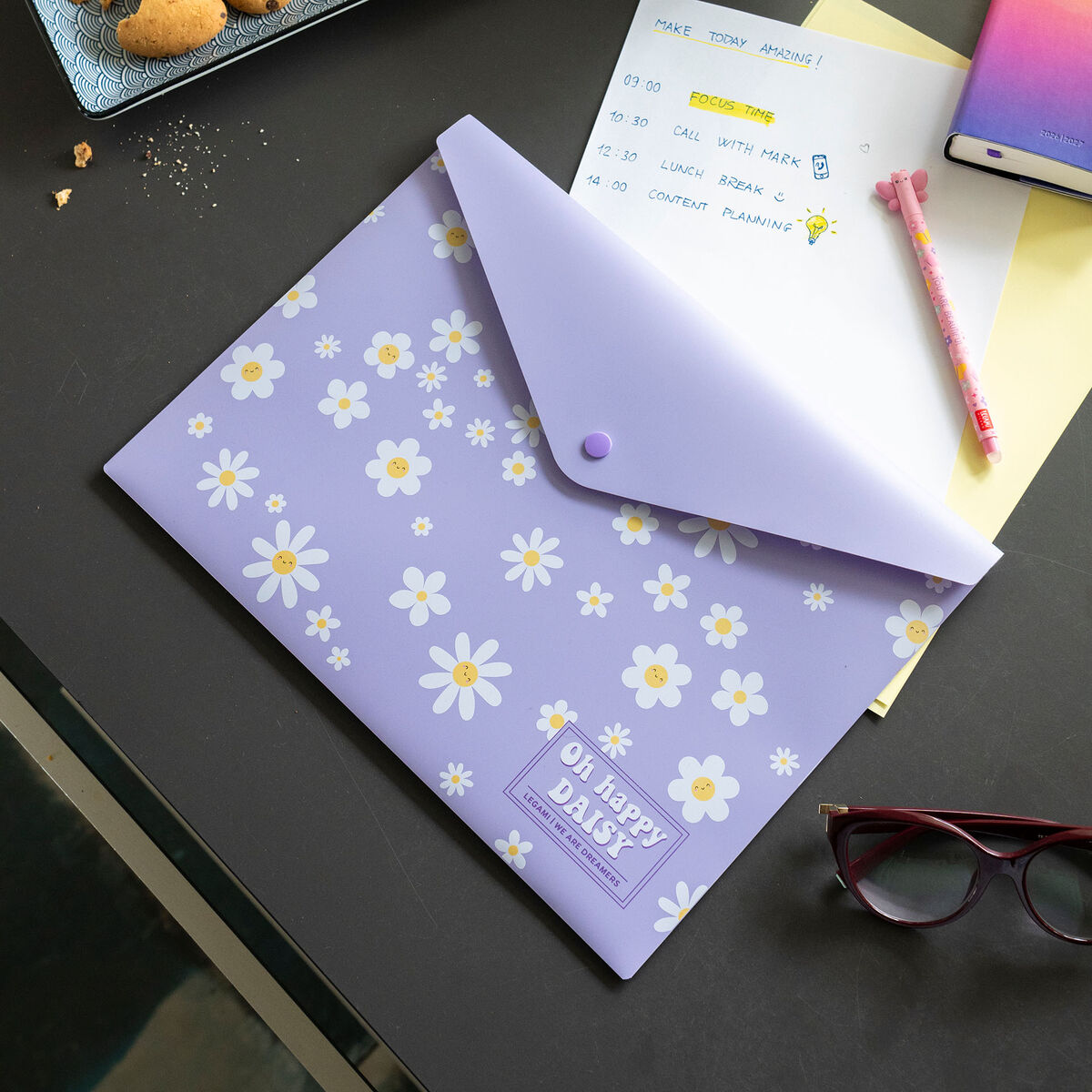 Legami - Document Folder - Fold & Order - Daisy