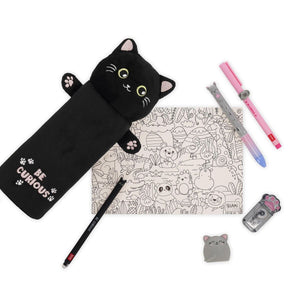 Legami - Kitty "Be Curious" Yumuşak Pelüş Oyuncak Kalem Kutu - Süper Yumuşak!
