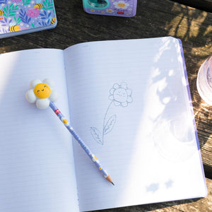 Legami - Stift mit Squishy Daisy "Oh Glückliche Daisy" - Entspannte