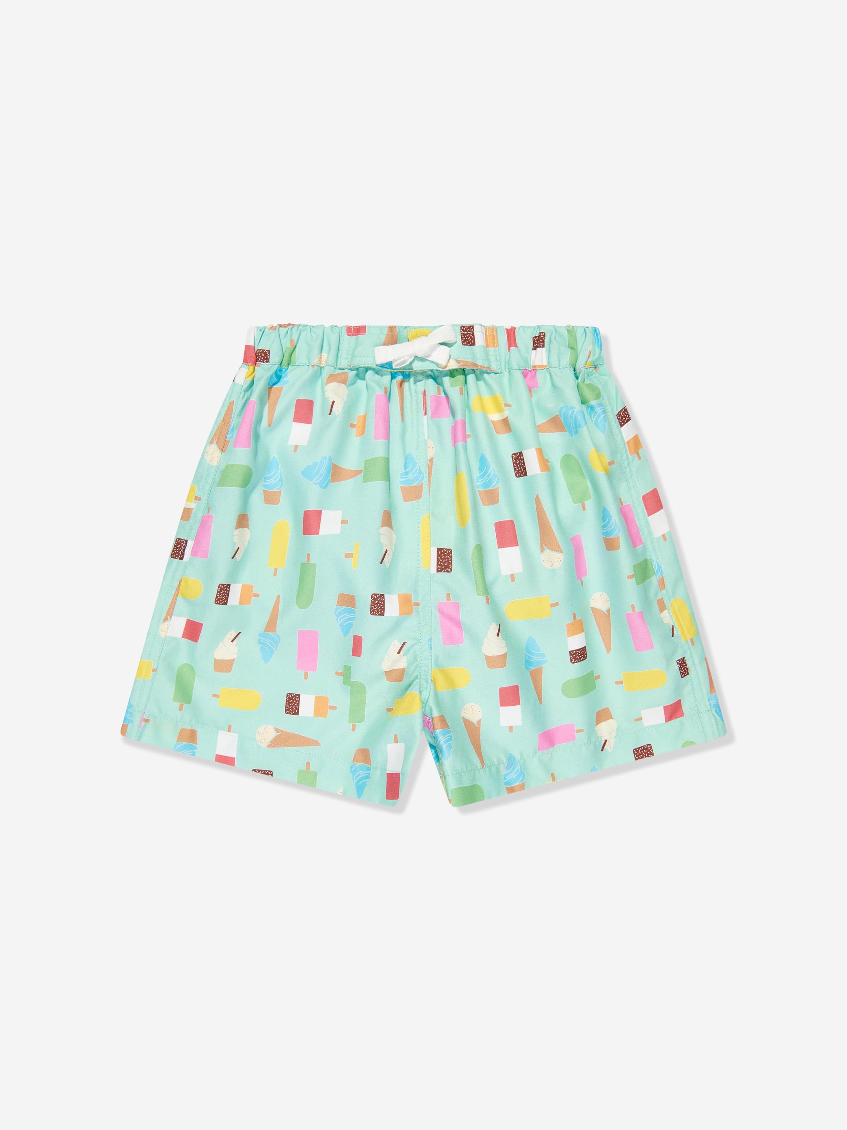 Rachel Riley Baby Boys Ice Lolly Swim Shorts in Green