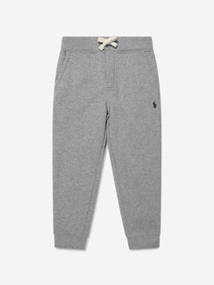 Ralph Lauren Boys Logo Joggers in Grey