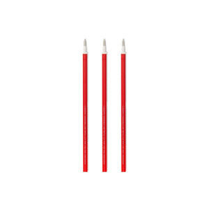 Legami - 3'lü Seti Refills Erasable Pens - Red Ink - Erasable Kalem