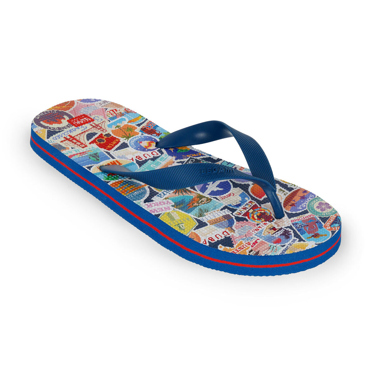 Legami - Size 44/45 Regular Seyahat Stickers Flip Flops