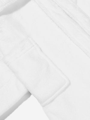 Ralph Lauren Boys Bear Patch Bathrobe in White