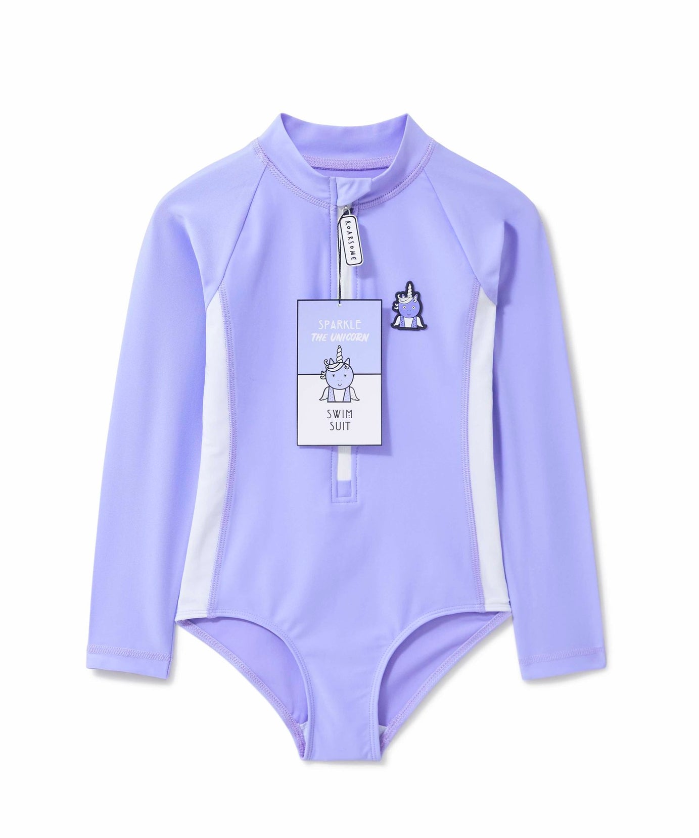 Dinoski - Sparkle Unicorn Çocuk Deniz Mayosu 5-7 Yaş-Dinossi