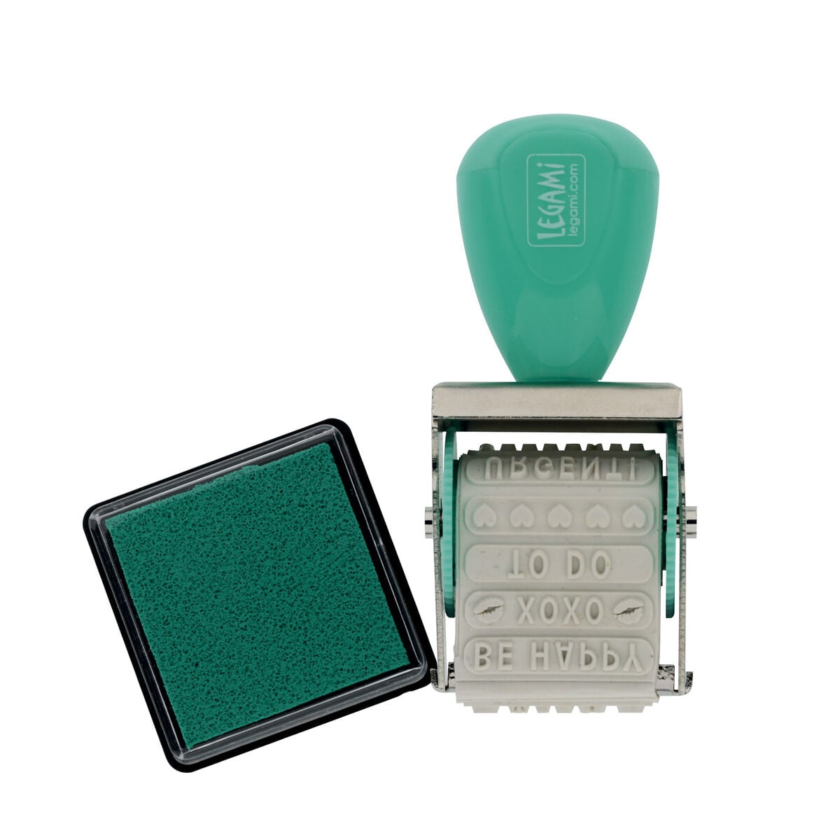 Legami - Just My Type - Rotating Stamp ile Ink Pad