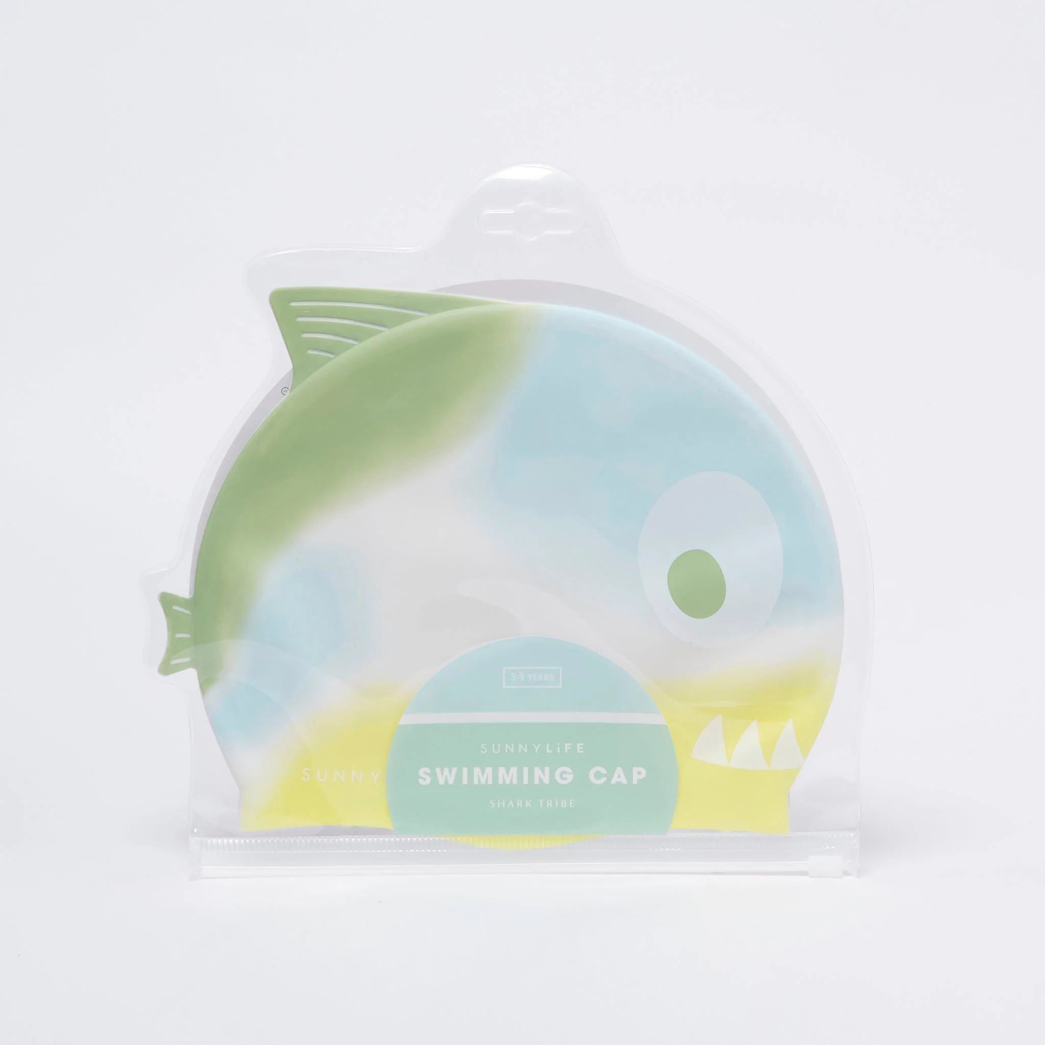 Sunnylife - Köpekbalığı Desenli Çocuk Yüzme Bonesi-Dinossi