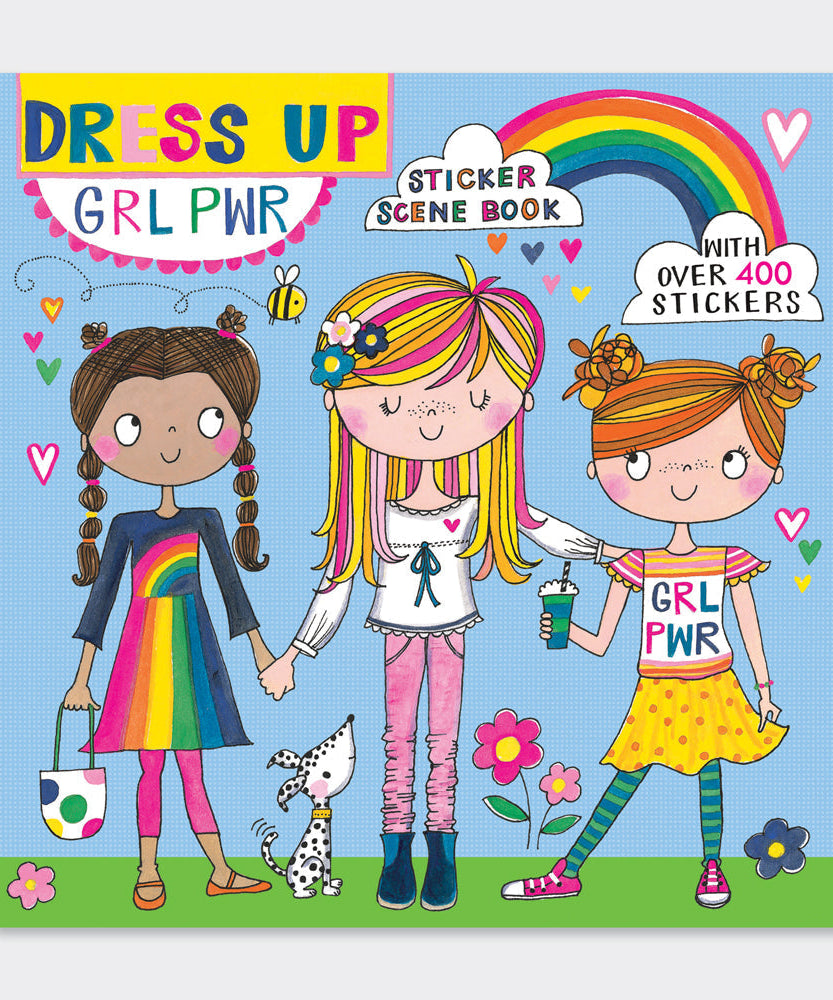 Rachel Ellen - Girl Power Sticker Scene Coloring and Activity Book