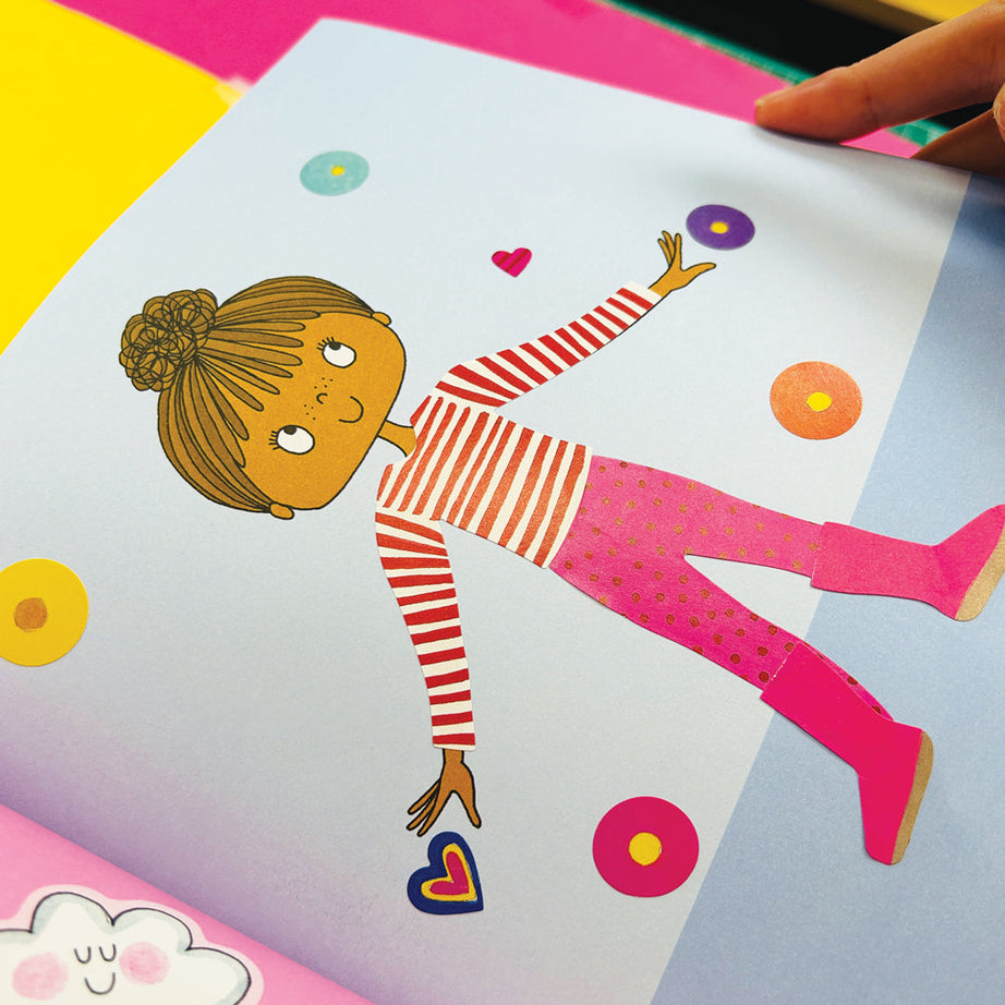 Rachel Ellen - Книга для раскрашивания и занятий Grl Pwr Çıkartma Sahnesi