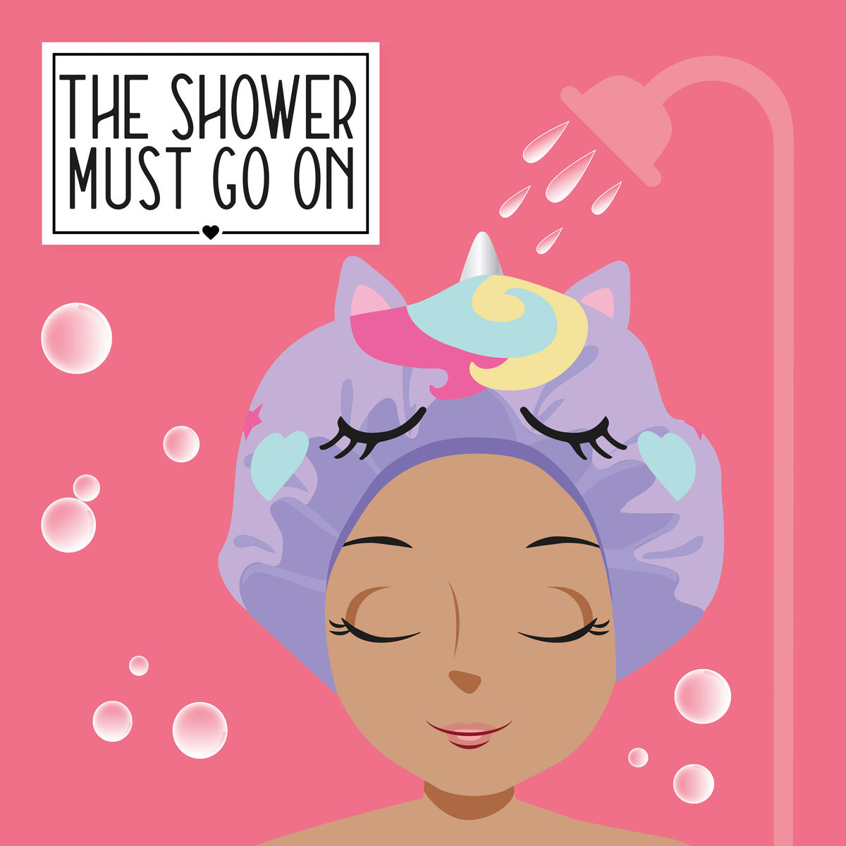 Legami - Tek Boynuzlu At Shower Cap - Shower Must Go On