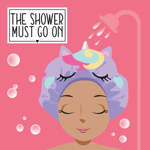 Legami - Tek Boynuzlu At Shower Cap - Shower Must Go On