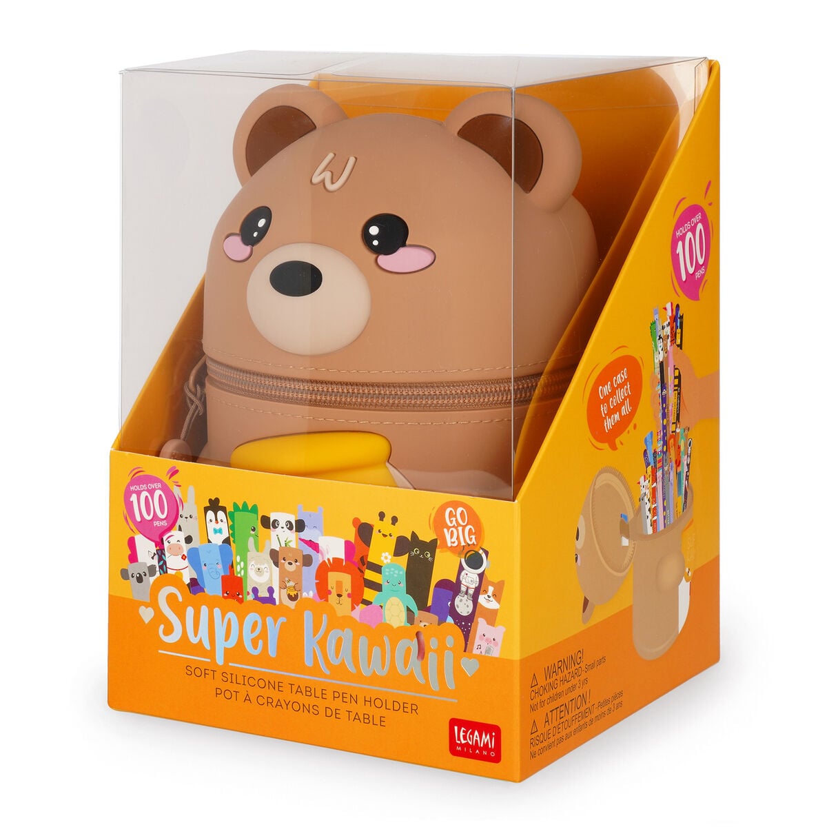 Legami - Ayıcık Tabletop Kalem Tutucu - Süper Kawaii