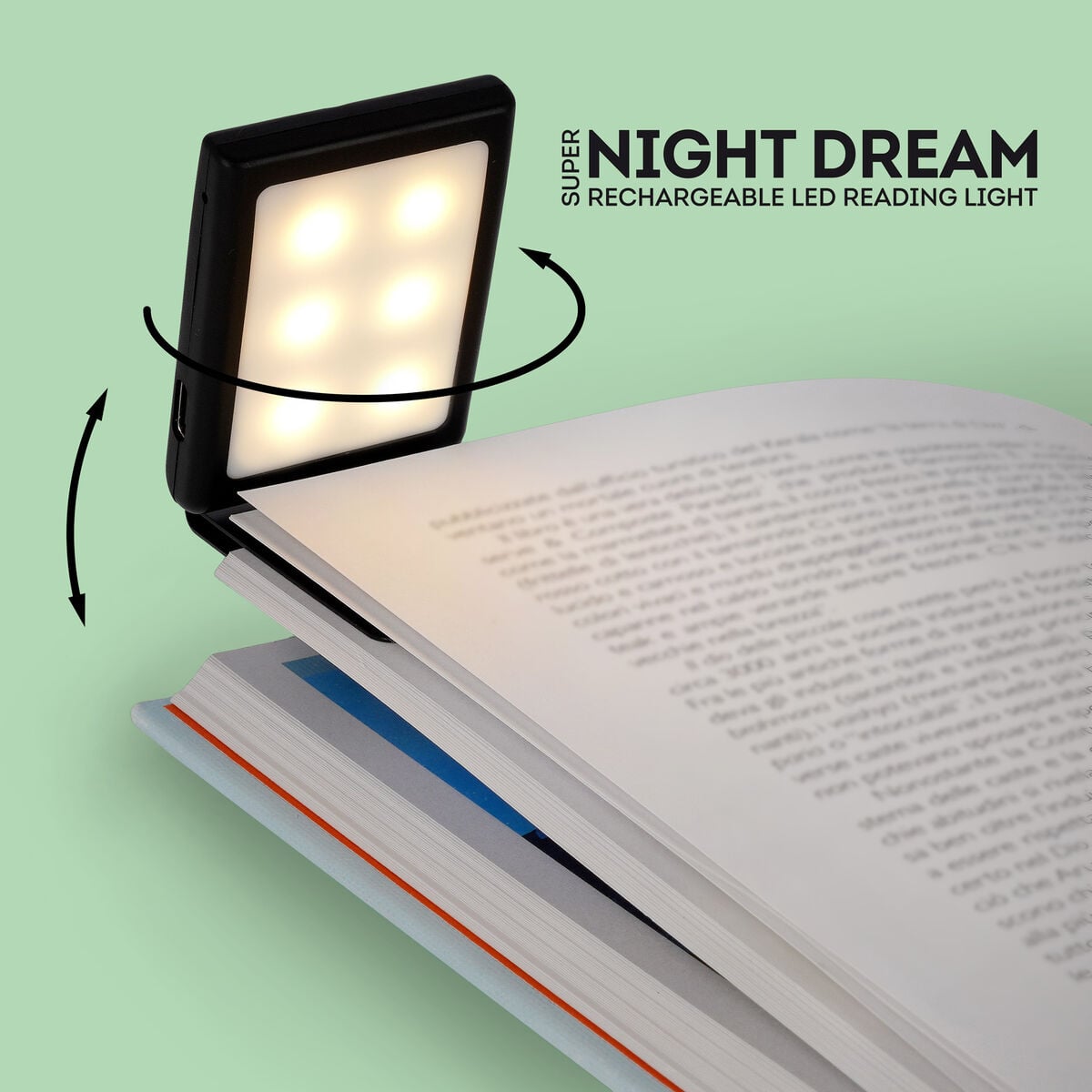 Legami - Şarjlı LED Okuma Lambası - Süper Gece Rüyası