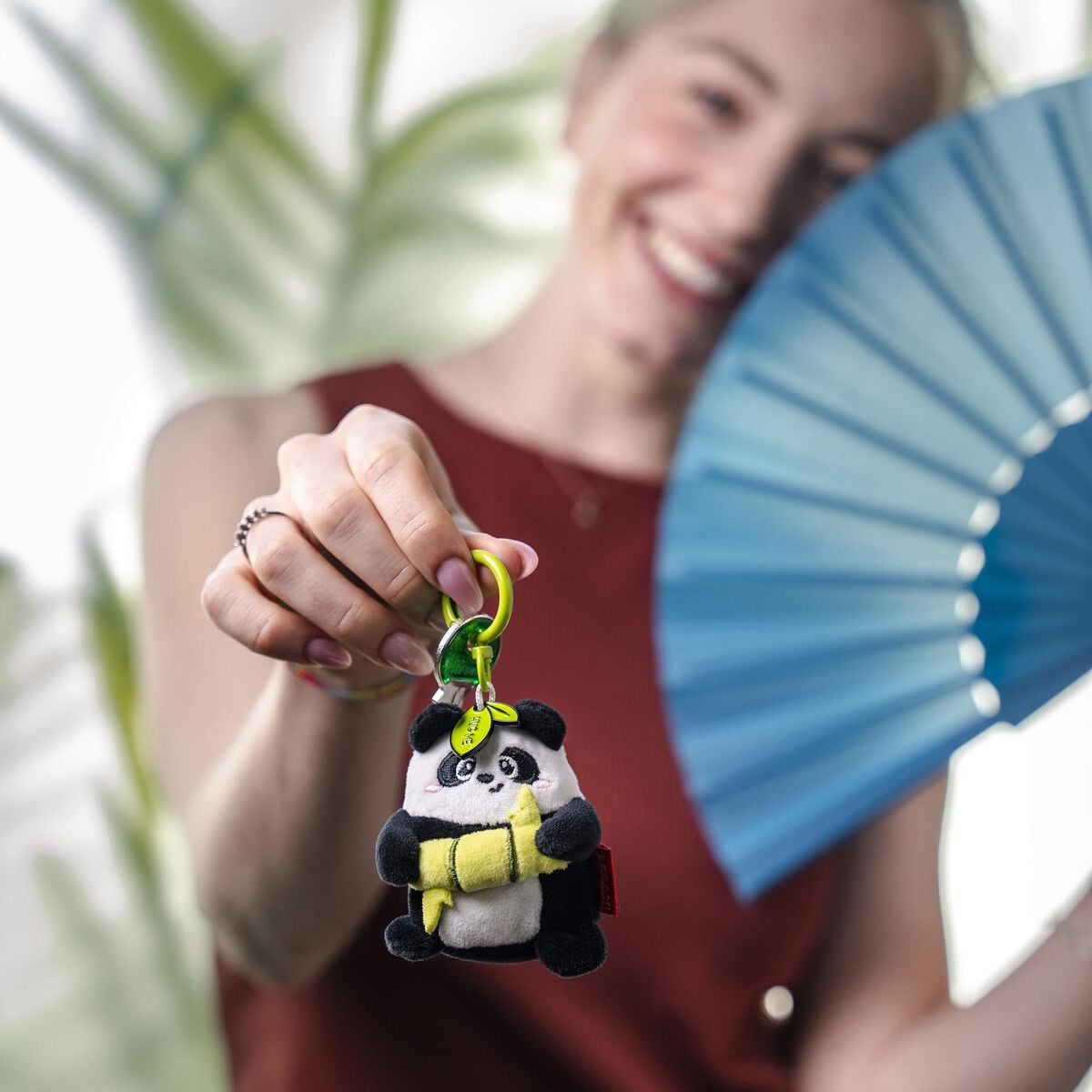 Legami - Panda Pelüş Oyuncak Anahtarlık - Tiny Süper Yumuşak!