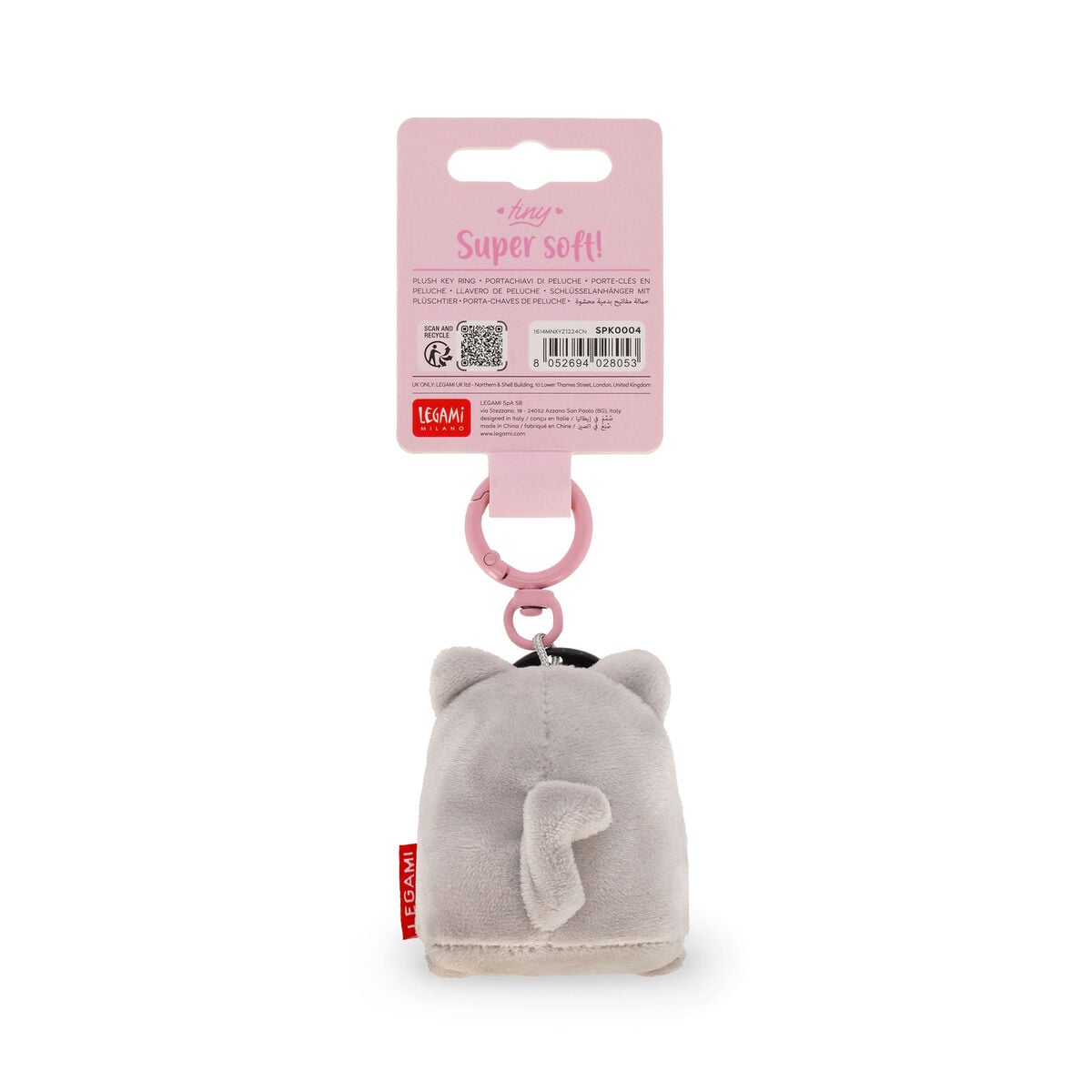 Legami - Kitty Pelüş Oyuncak Anahtarlık - Tiny Süper Yumuşak!