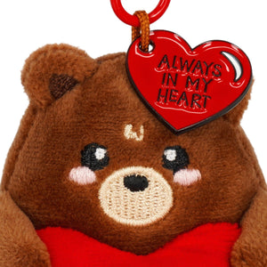 Legami - Teddy Ayı Peluş Anahtarlık - Minik Süper Yumuşak!