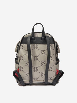 Sprayground Kids Double Money Savage Backpack in Grey (46cm)