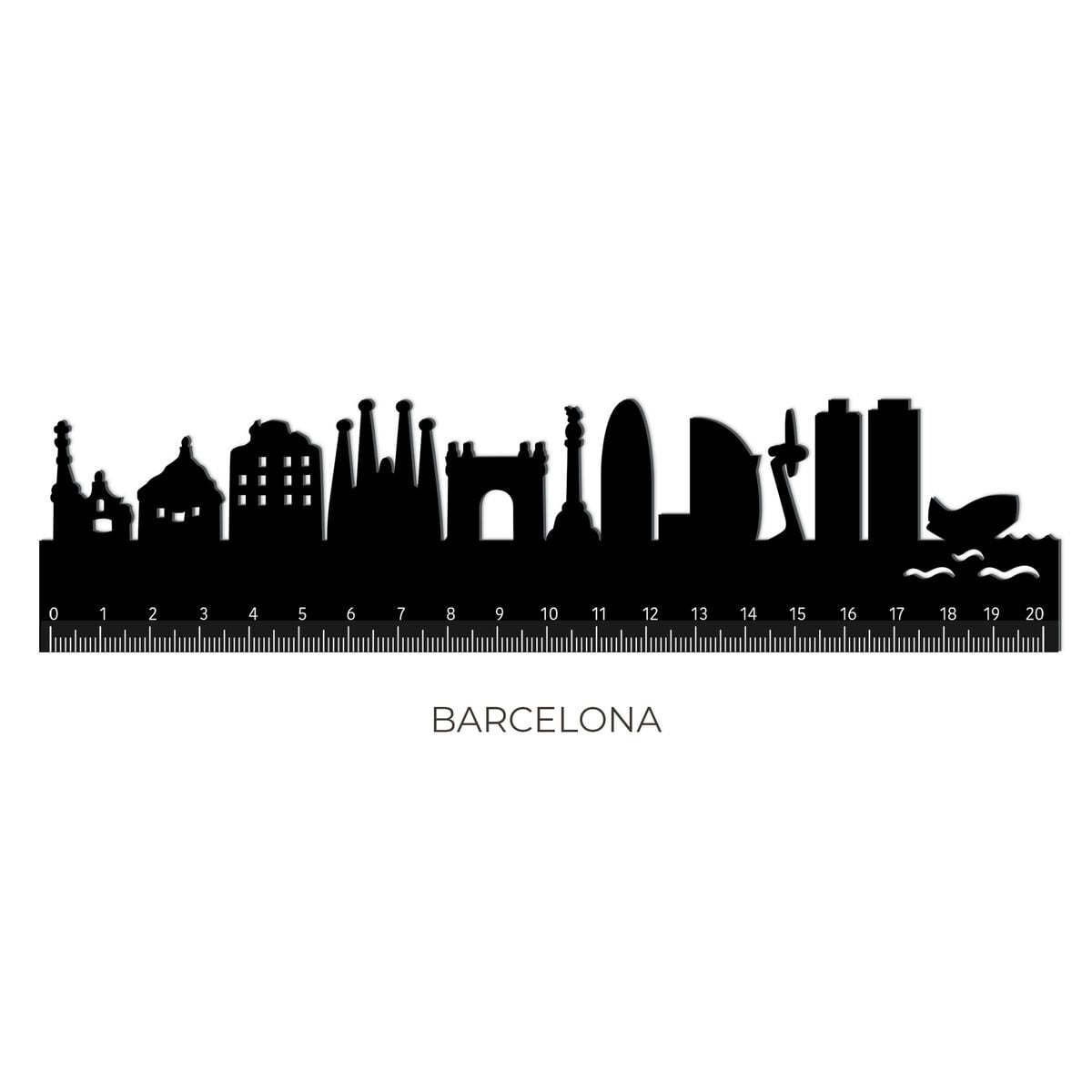 Legami - Ruler ile Barcelona Skyline - Follow Skyline