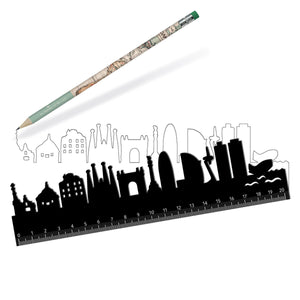 Legami - Ruler ile Barcelona Skyline - Follow Skyline