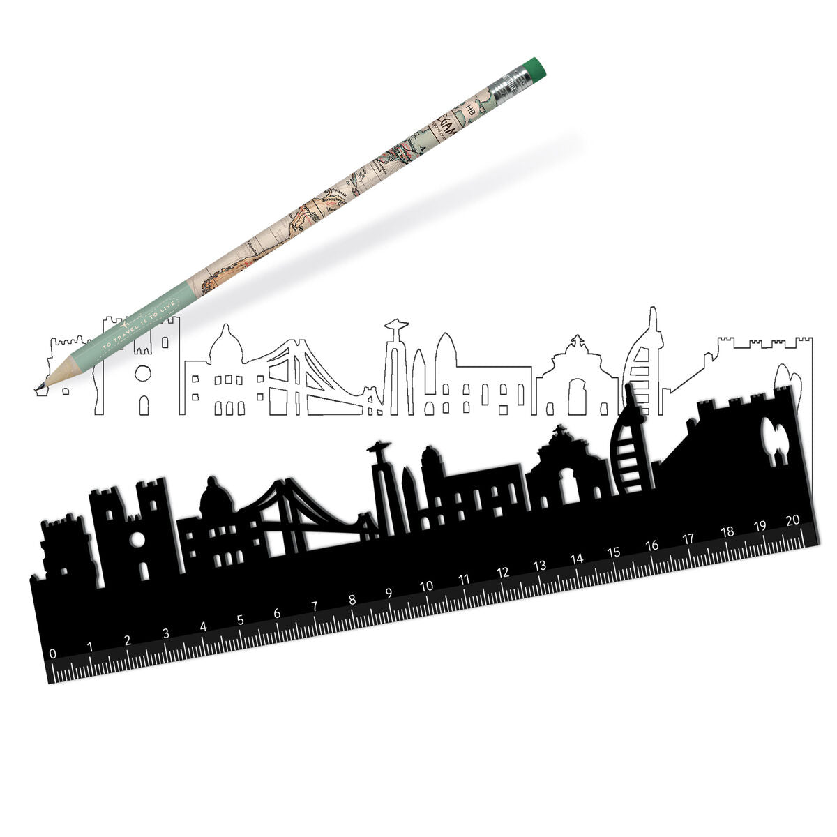 Legami - Ruler ile Lisbon Skyline - Follow Skyline