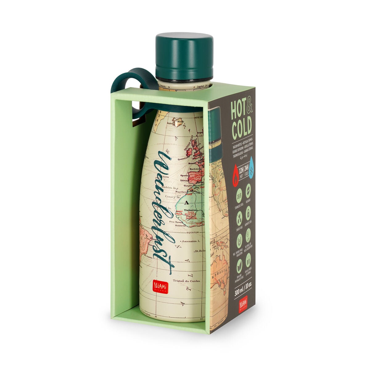 Legami - 300 ml Mini Vakum Şişe - Seyahat - Sıcak ve Soğuk
