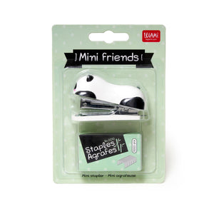 Legami - Panda Mini Stapler ile Staple Remover - Hug Me