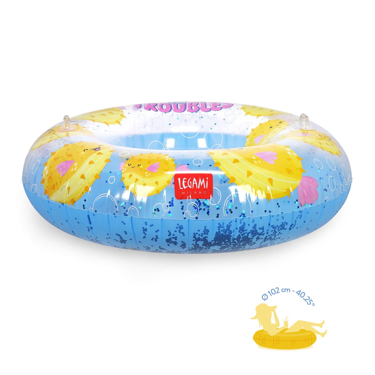 Legami - Balon Balığı Maxi Şişme Havuz Halkası - Maxi Havuz Halkası
