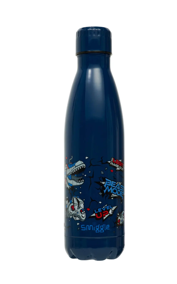 Smiggle - Fly High Kapaklı Çelik 500ML Matara