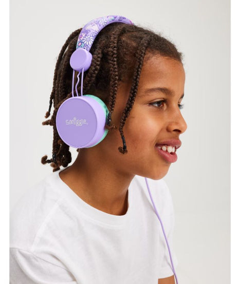 Smiggle - Hi There Kablolu Kulaküstü Kulaklık-Dinossi