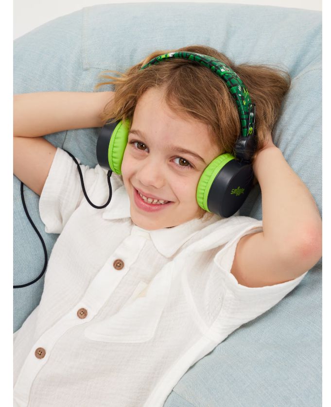 Smiggle - Hi There Kablolu Kulaküstü Kulaklık-Dinossi