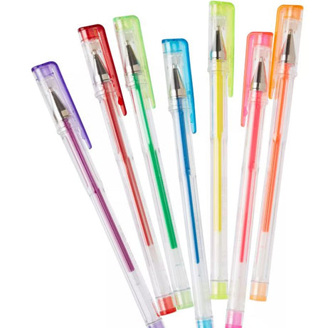 Smiggle - Neon Kokulu Jel Kalemler X7-Dinossi