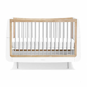 SnuzKot Skandi 2 Piece Nursery Furniture Set - Grey-Nursery Sets-Grey-No Mattress | Natural Baby Shower