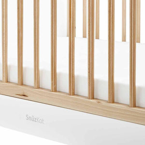 SnuzKot Skandi 2 Piece Nursery Furniture Set - Natural-Nursery Sets-Natural-No Mattress | Natural Baby Shower