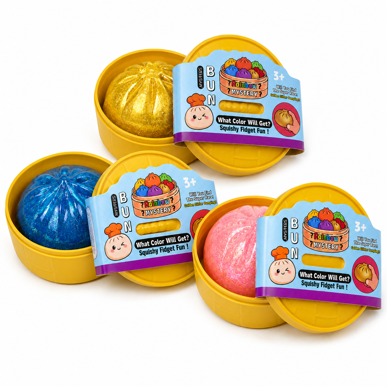 Squishy Buns - Simli Çin Mantısı Squishy Süpriz Oyuncak