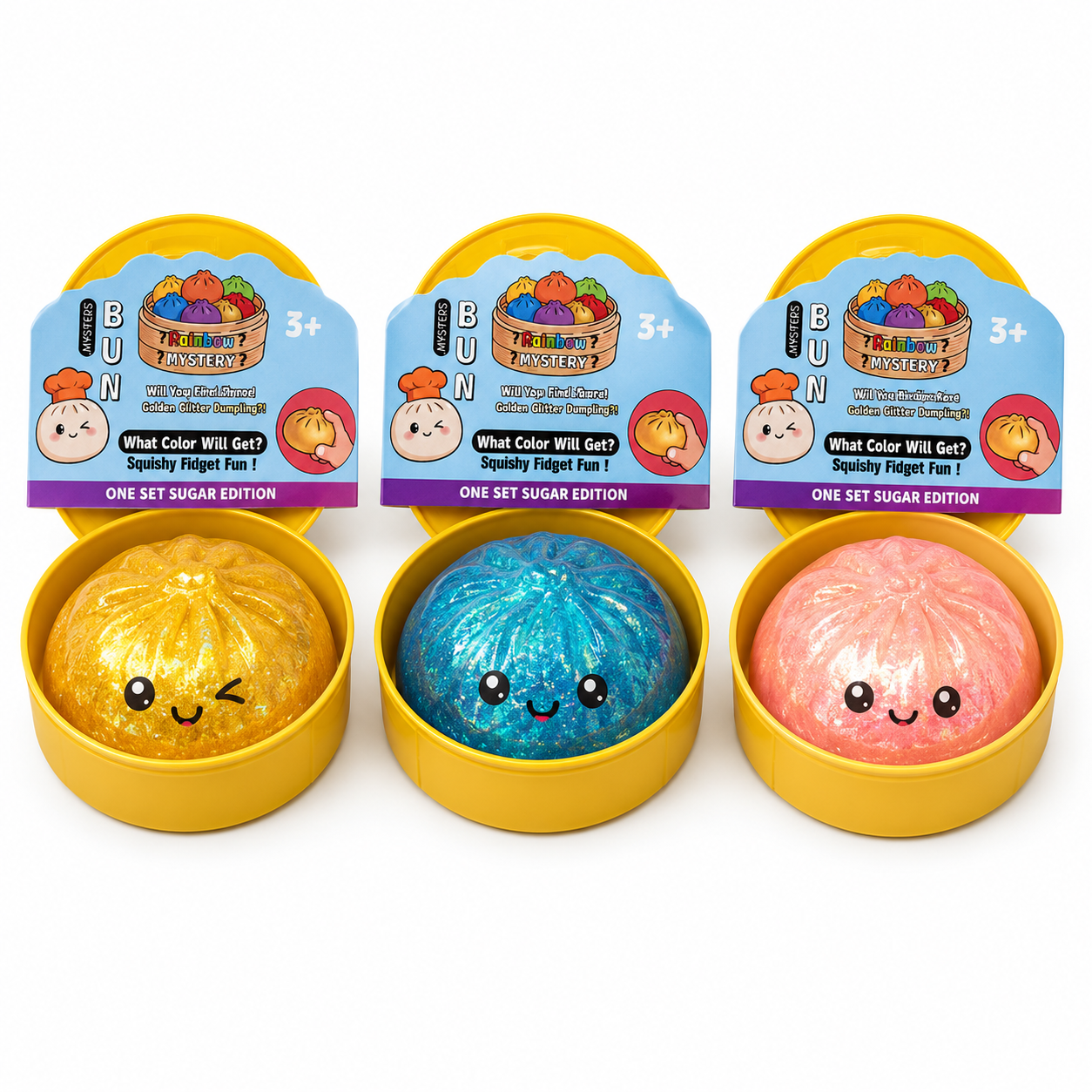 Squishy Buns - Simli Çin Mantısı Squishy Süpriz Oyuncak