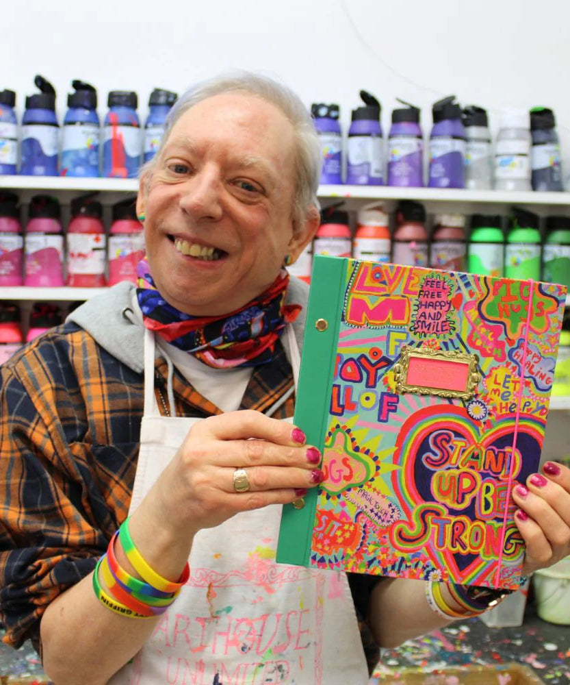 Portico Designs - Arthouse Unlimited 快乐满满 A5 硬壳日记本